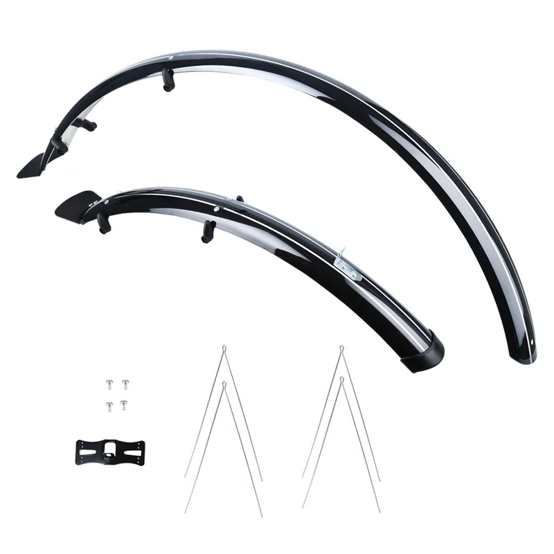 Oxford 26 MTB City Type Mudguard Set - Black - 26 x 60mm