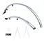 Oxford 700c Hybrid Mudguard Set - Silver - 700 x 46mm