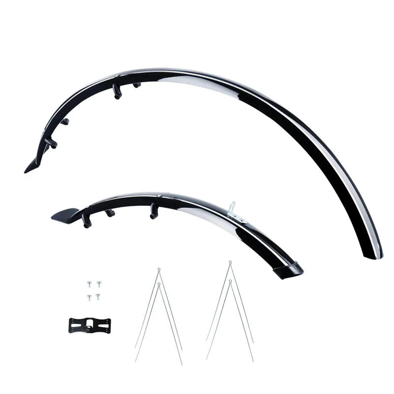 Oxford 700c Hybrid Mudguard Set - Black - 700 x 56mm