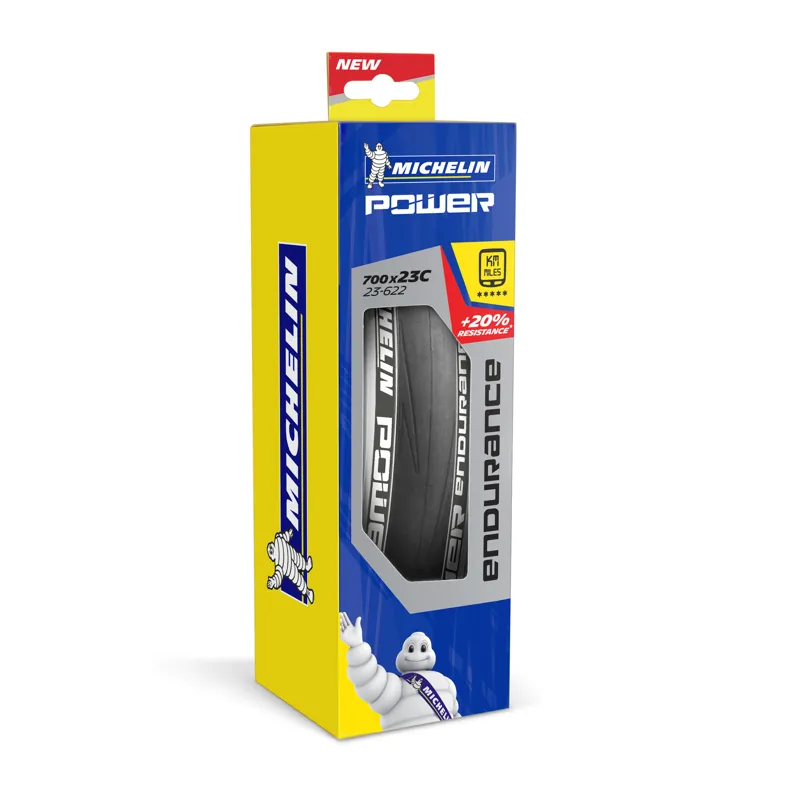 Michelin Power Endurance 700c Road Tyre -White-1