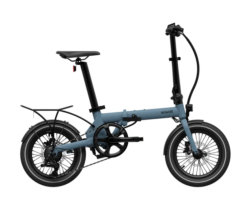 Eovolt Morning Origins 16w Folding Electric Bike - Ocean Blue