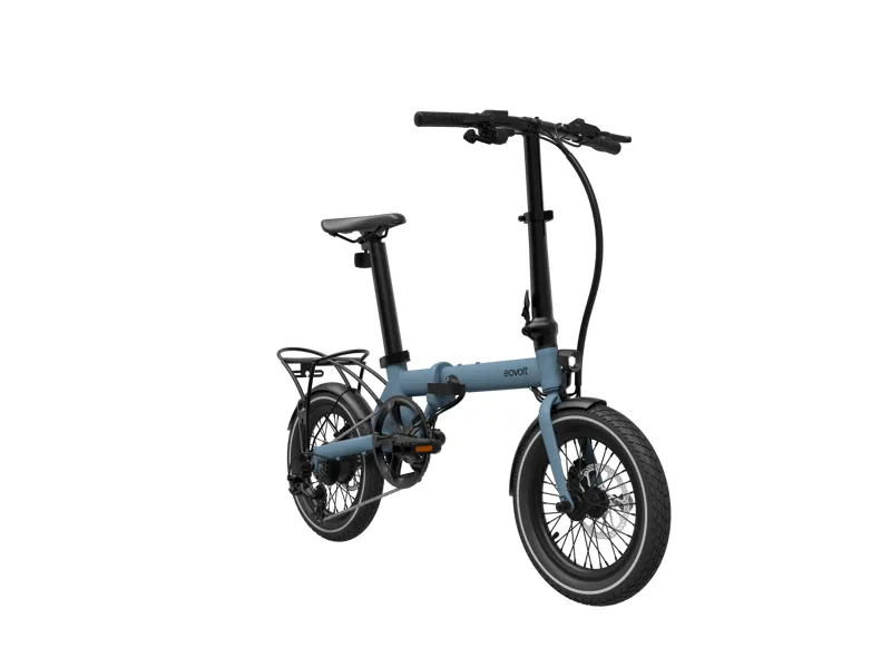 Eovolt Morning Origins 16w Folding Electric Bike - Ocean Blue-1