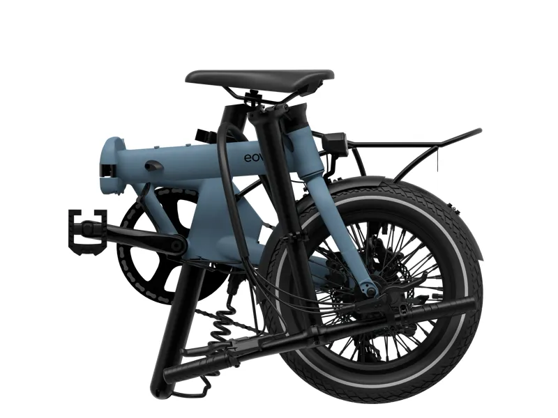 Eovolt Morning Origins 16w Folding Electric Bike - Ocean Blue-2