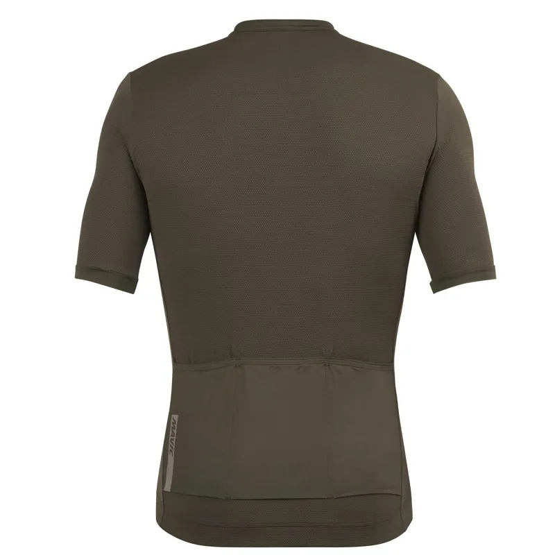 Mavic Aksium Men's Short Sleeve Jersey - Army Green-1