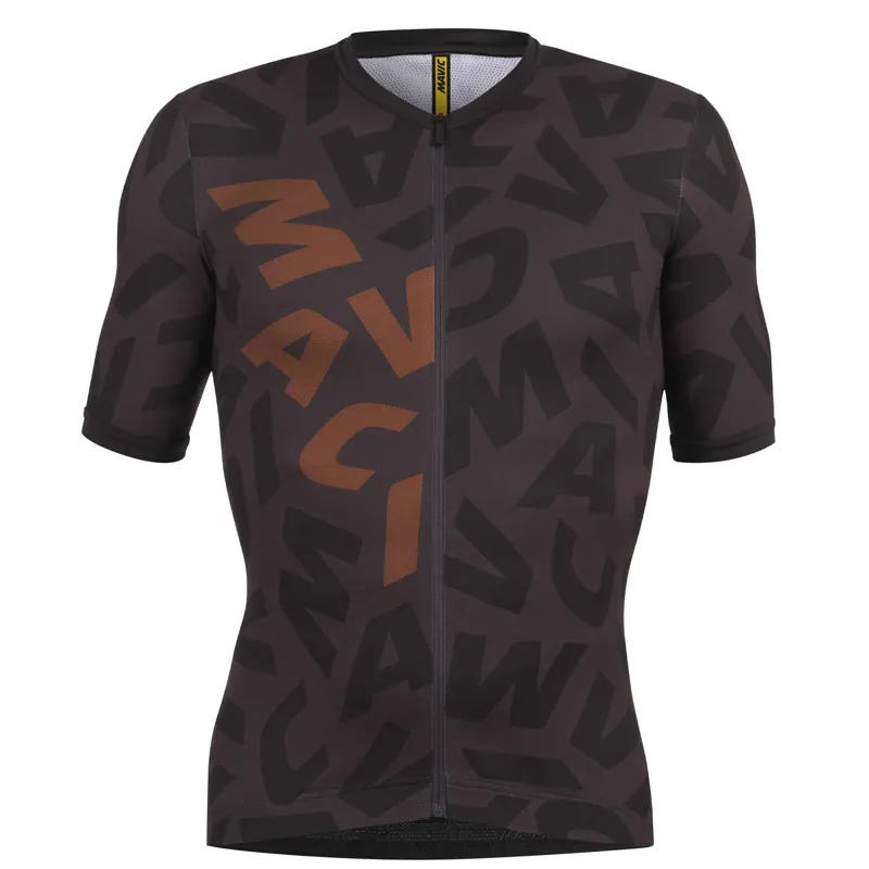 Mavic Aksium Graphic Men's Short Sleeved Jersey - Bronze Carbon