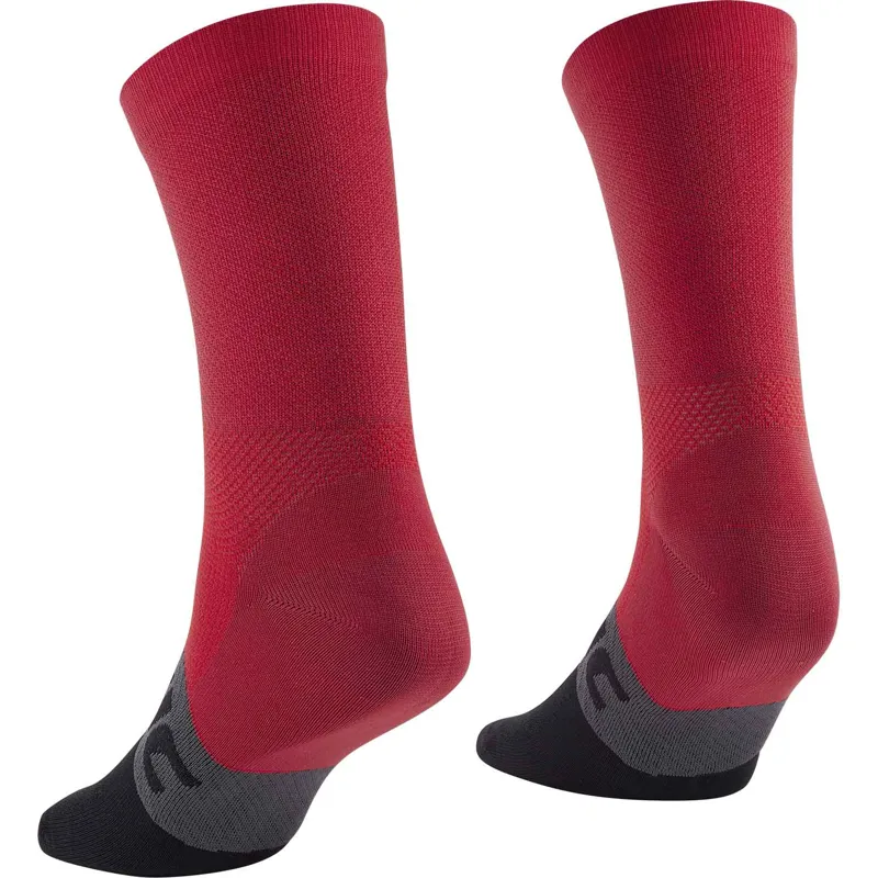 Mavic Aksium Mid Socks - Burgundy/Black-1