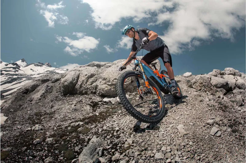 Giant Trance SX E+ 0 Pro 27.5+ 2019 Electric Mountain Bike Orange/Blue-2