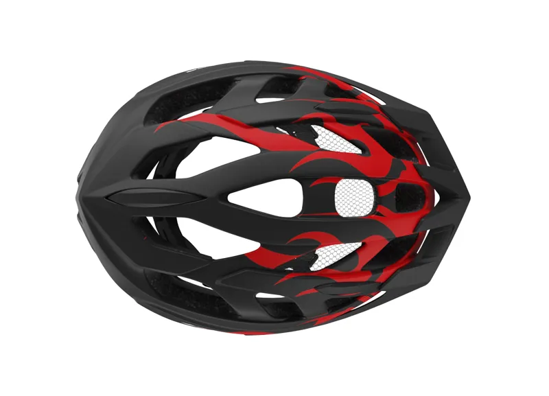 Lazer J1 Kids / Youth MTB Cycling Helmet - 52-56cm - Big Flames-2
