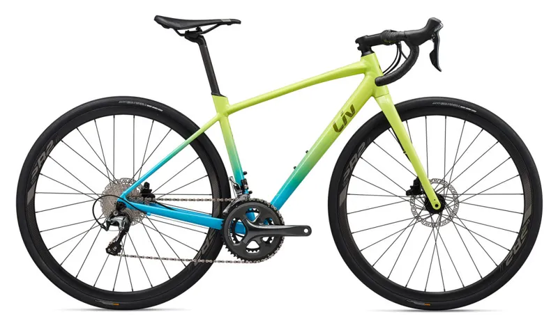 Liv Avail AR 2 Womens 2020 Road Bike Gloss Lime Punch