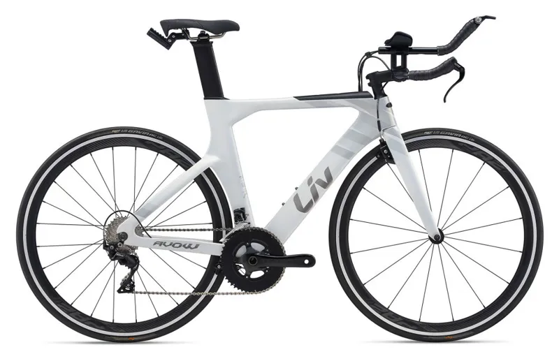 Liv Avow Advanced Womens 2020 Triathlon Bike Satin Rainbow White