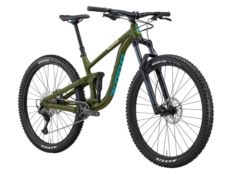 Kona Process 134 29er 2024 Full Suspension MTB - Gloss Olive-1
