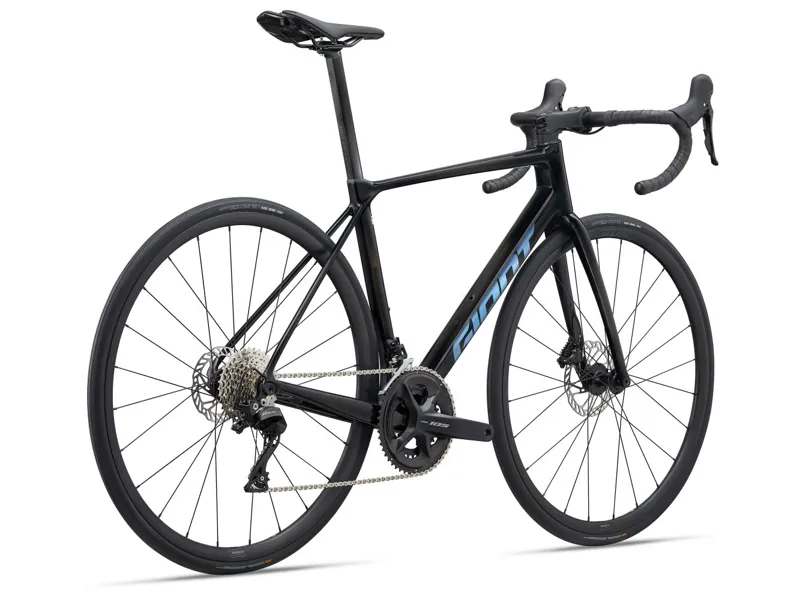 Giant TCR Advanced 2 2025 Carbon Road Bike - Carbon/Electron Blue-1