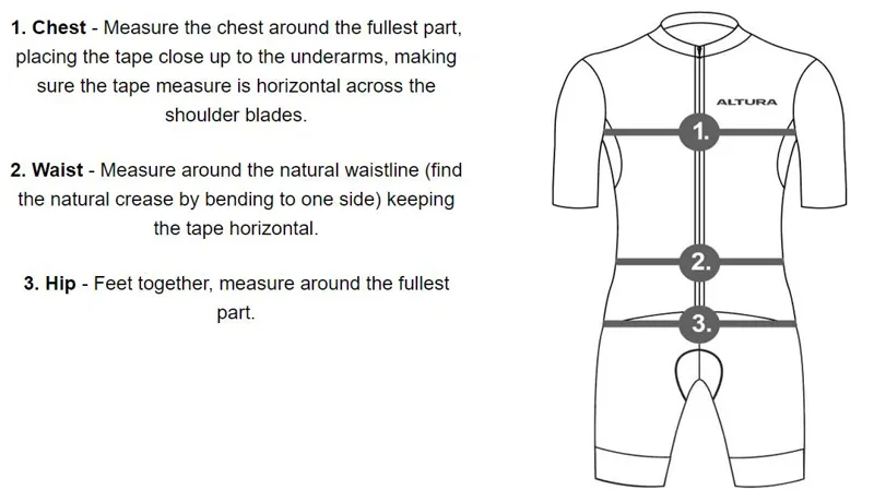 Altura Men's Size Guide