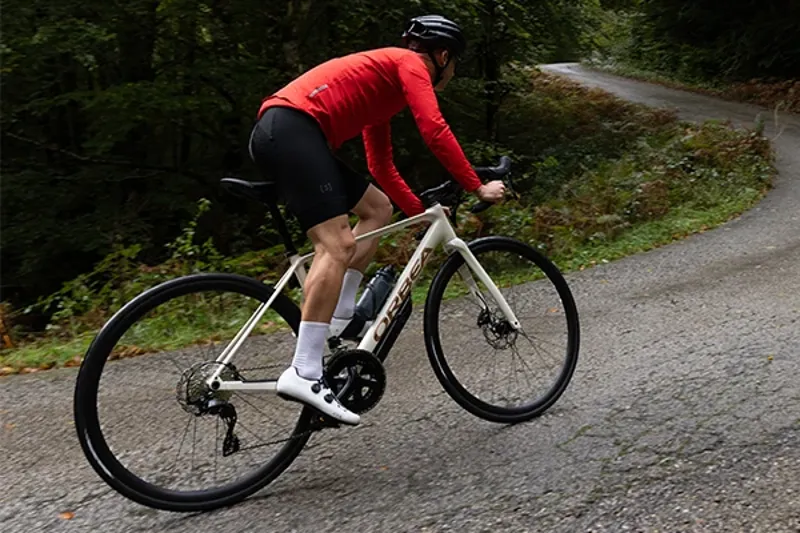 Climbing on a rbea Avant endurance road bike