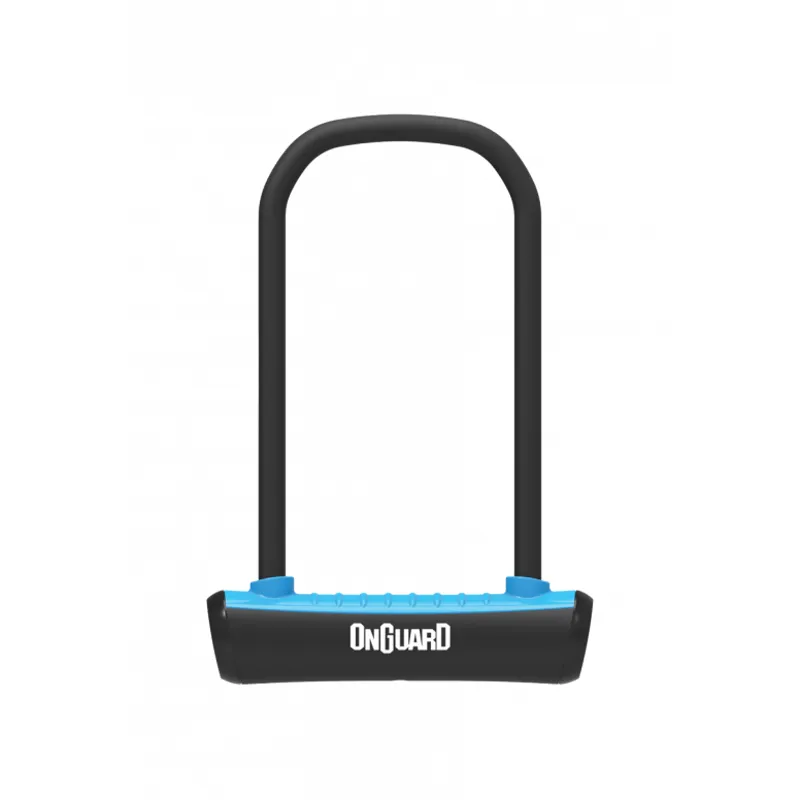 OnGuard Neon U Lock - Black/Blue - 230 x 115 x 11mm
