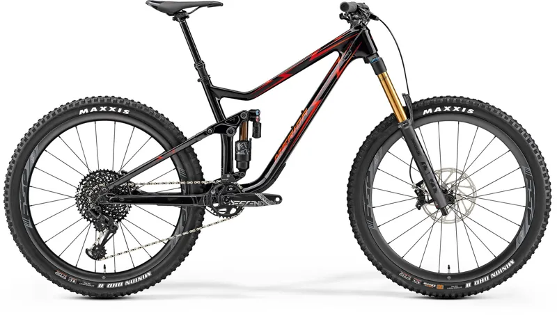 Merida One-Sixty Metalrida 27.5 2019 Full Suspension MTB - Black/Red