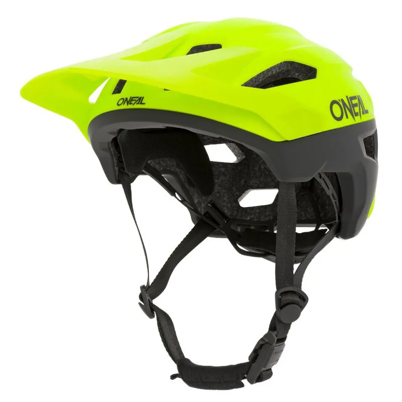 Oneal Trailfinder MTB Helmet - Split Neon Yellow