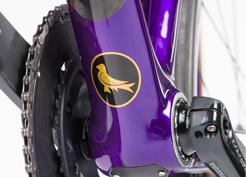 Orro Gold Signature Disc Ultegra Di2 2020 Road Bike - Purple-4