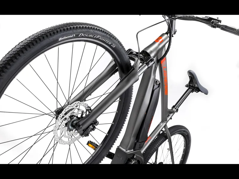 Lapierre Overvolt Cross 400 500W 2019 Electric Urban Bike - Silver/Red-2