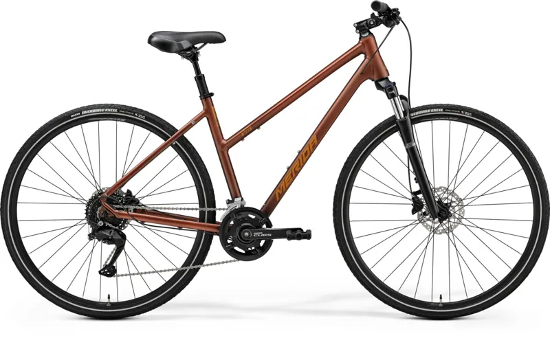 Merida Crossway 100 Women's 2024 Hybrid Bike - Bronze