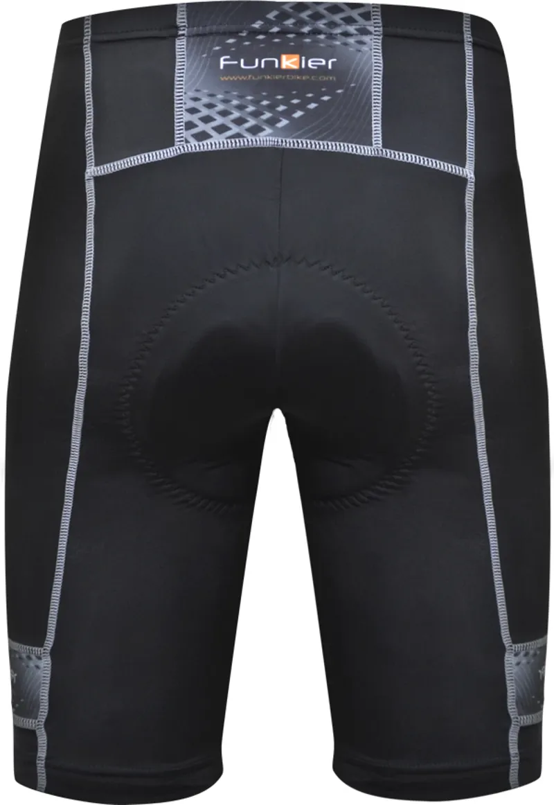 Funkier Force 10 Panel Active Shorts - Black-2