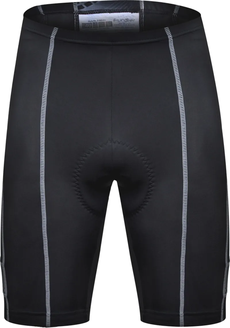 Funkier Force 10 Panel Active Shorts - Black-1