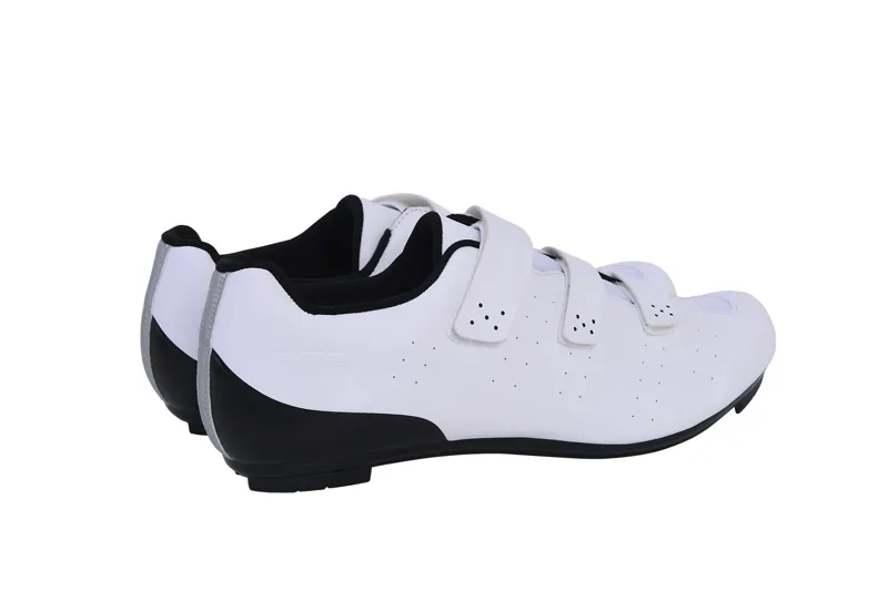 FLR F-37 Clipless Road Shoes - White/Black-1