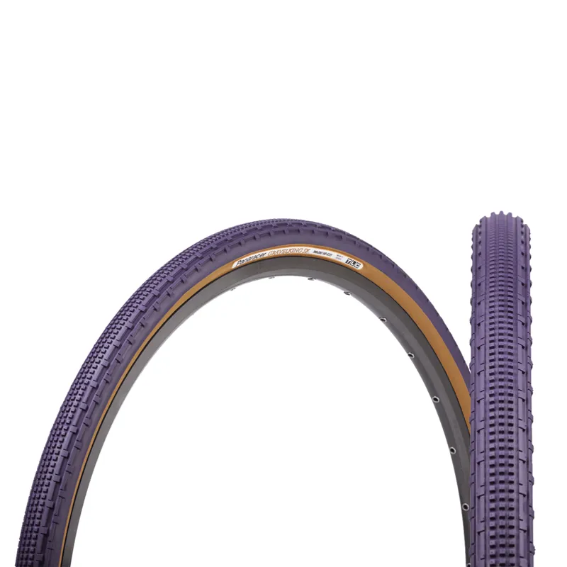 Panaracer Gravelking SK Colour Edition TLC Folding Tyre- Brown/Purple