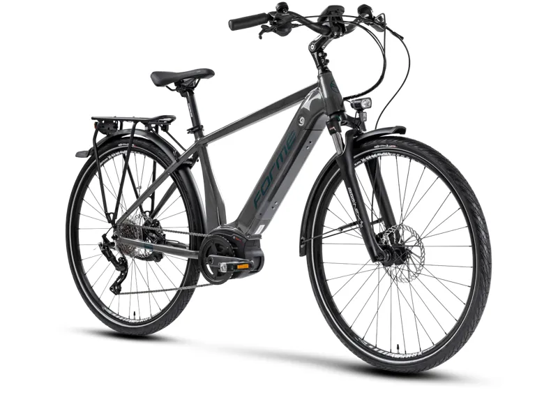 Forme Peak Trail 2023 1E Men's Electric Hybrid Bike - Grey-1