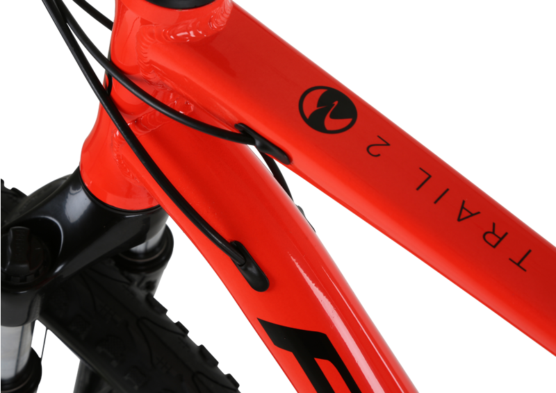 Forme Peak Trail 2 2022 Hybrid Bike - Red-5