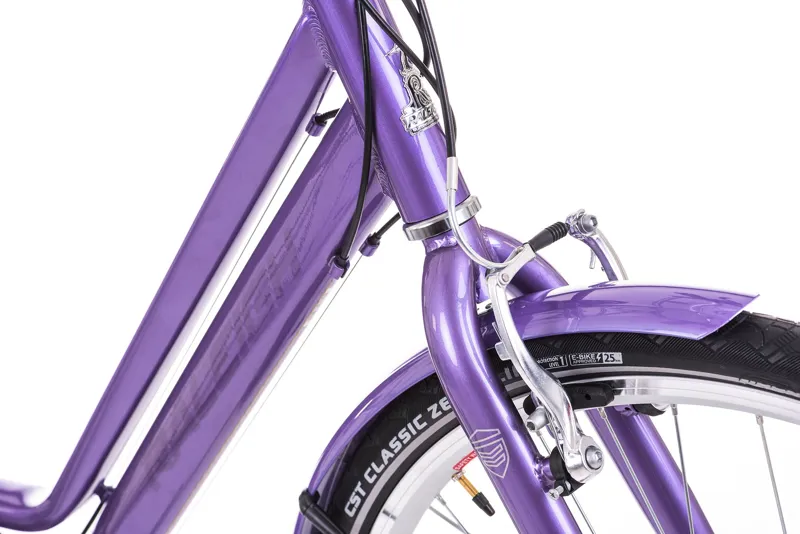 Raleigh Pioneer 1 Womens 2019 Hybrid Bike - Purple-2