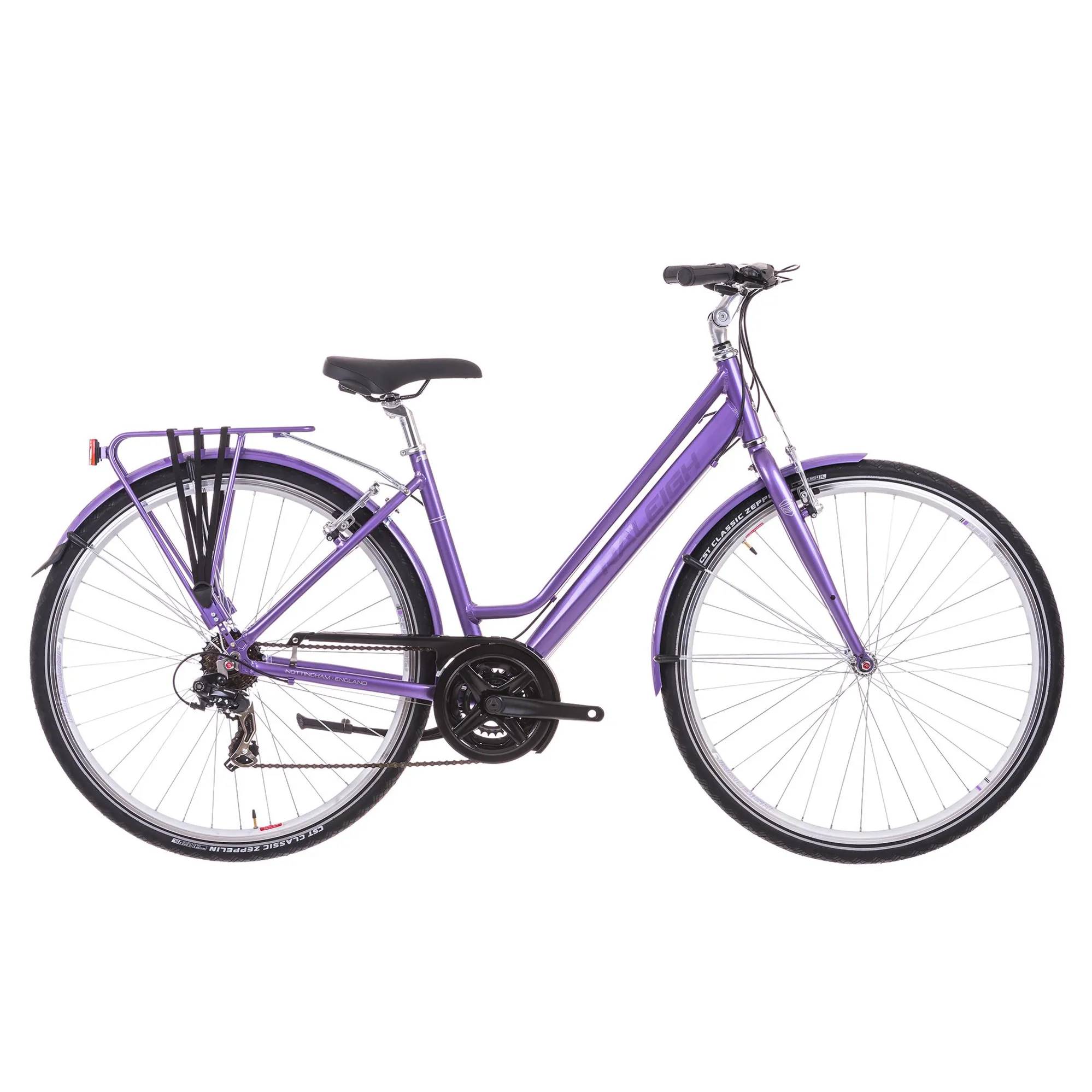 Raleigh Pioneer 1 Womens 2019 Hybrid Bike Purple