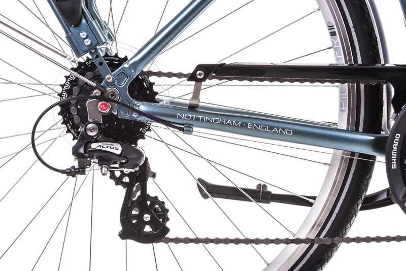 Raleigh Pioneer 2 Womens 2019 Hybrid Bike - Sea Grey-4