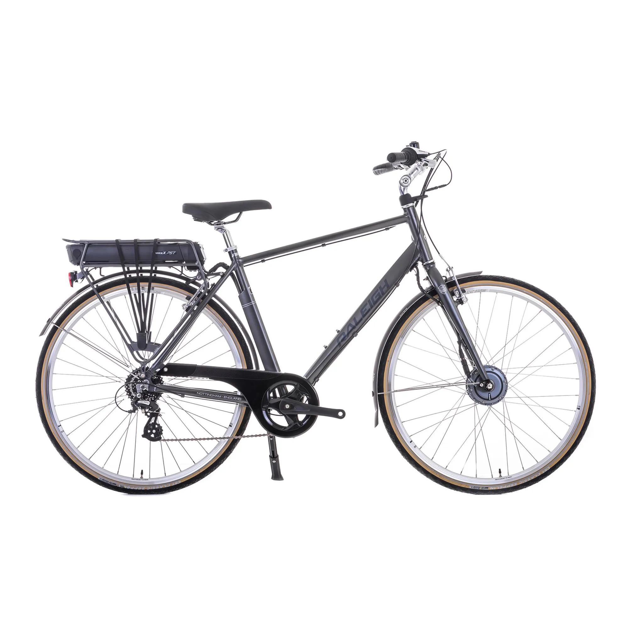 Raleigh Pioneer E Crossbar 700c 2019 Electric Urban Bike Grey