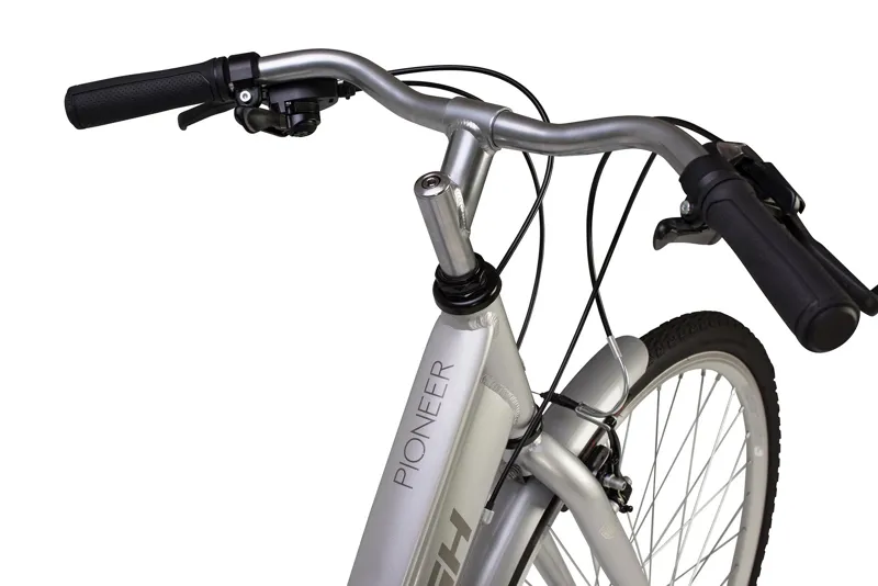 Raleigh Pioneer Low Step 2018 Womens Hybrid Bike - Silver-2