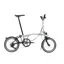 Brompton M4L P Line Urban 2024 Folding Bike - Lunar Ice 54T