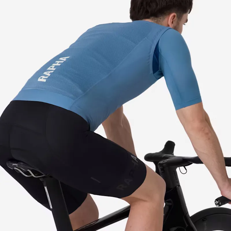 Rapha Pro Team Men's Lightweight Gilet - Dusted Blue/White-5