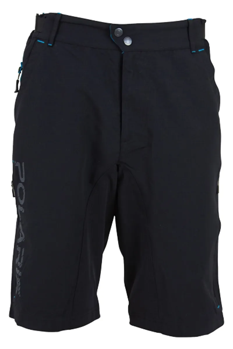 Polaris AM Descent Baggy Shorts - Black/Cyan
