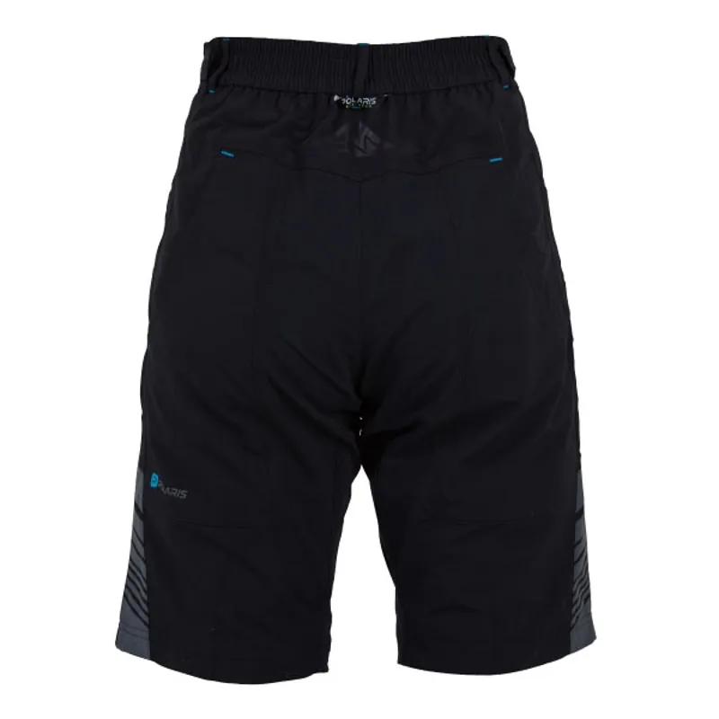 Polaris AM Descent Baggy Shorts - Black/Cyan-1