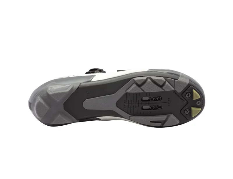 Sidi Silvis XC Gravel Shoes - Ice White/Olive Green-2