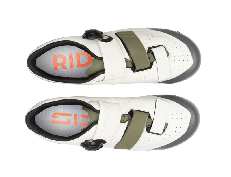 Sidi Silvis XC Gravel Shoes - Ice White/Olive Green-3