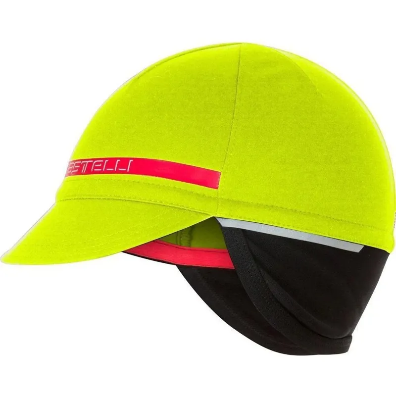 Castelli Difesa Cycling Cap Yellow Fluo