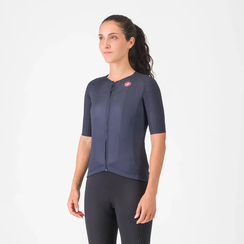 Castelli Aero Pro 8S Women's Short Sleeve Jersey - Belgian Blue