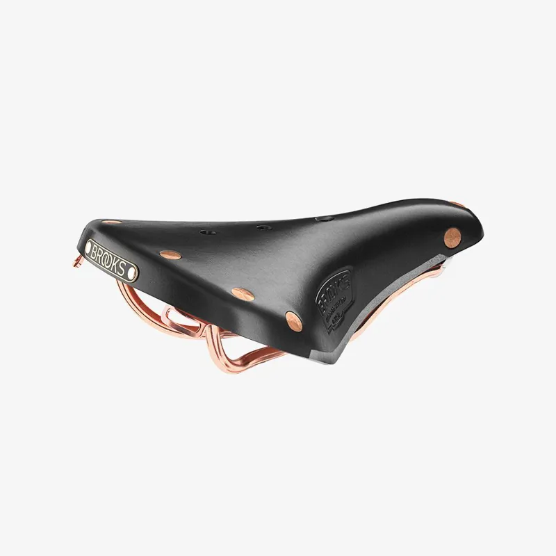 Brooks B17 Short Special Copper Ladies Saddle - 176mm - Black