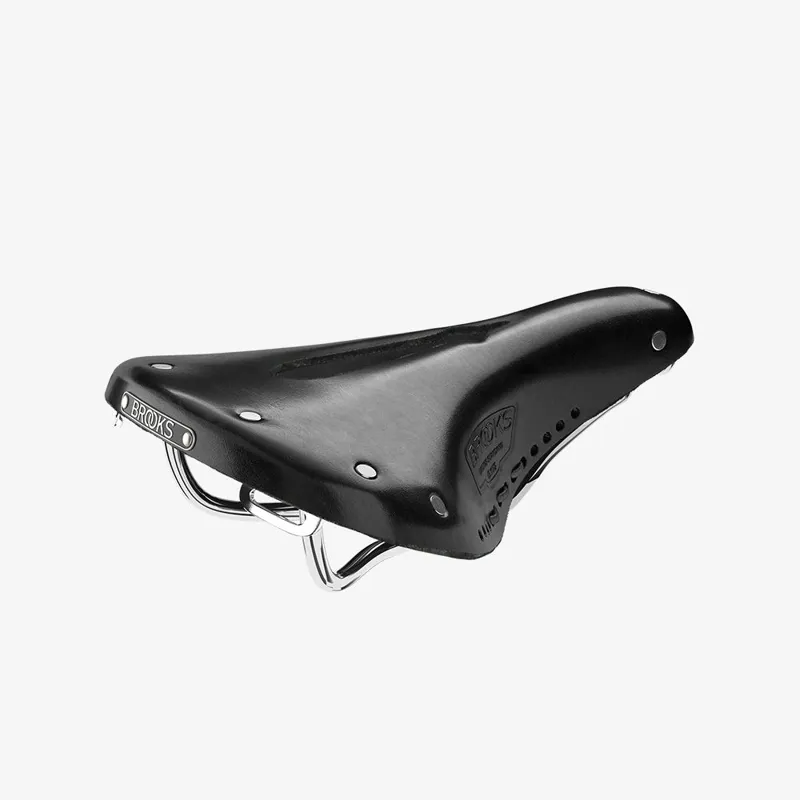 Brooks B17 Carved Short Ladies Saddle - 176mm - Black