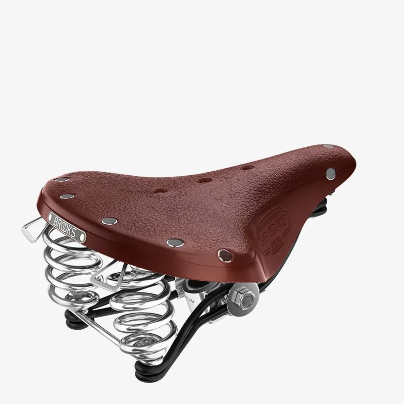 Brooks B66 Short Saddle - 205mm - Brown