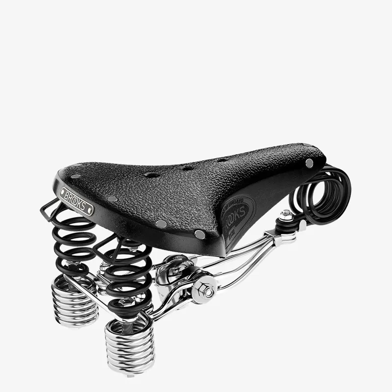 Brooks B135 Coiled Saddle - 210mm - Black