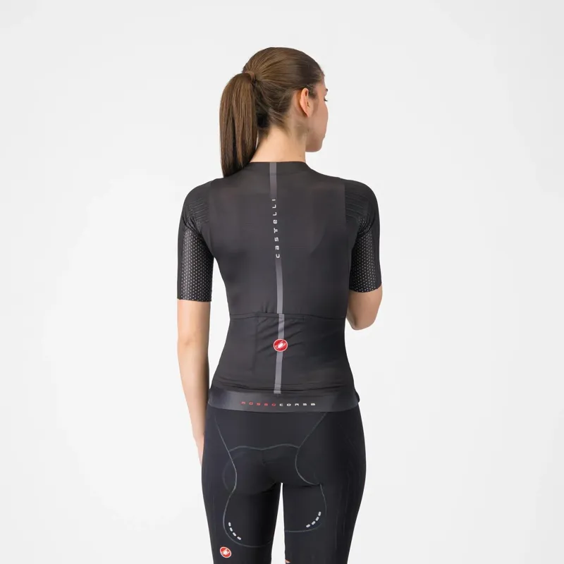 Castelli Aero Pro 8S Women's Short Sleeve Jersey - Black-1