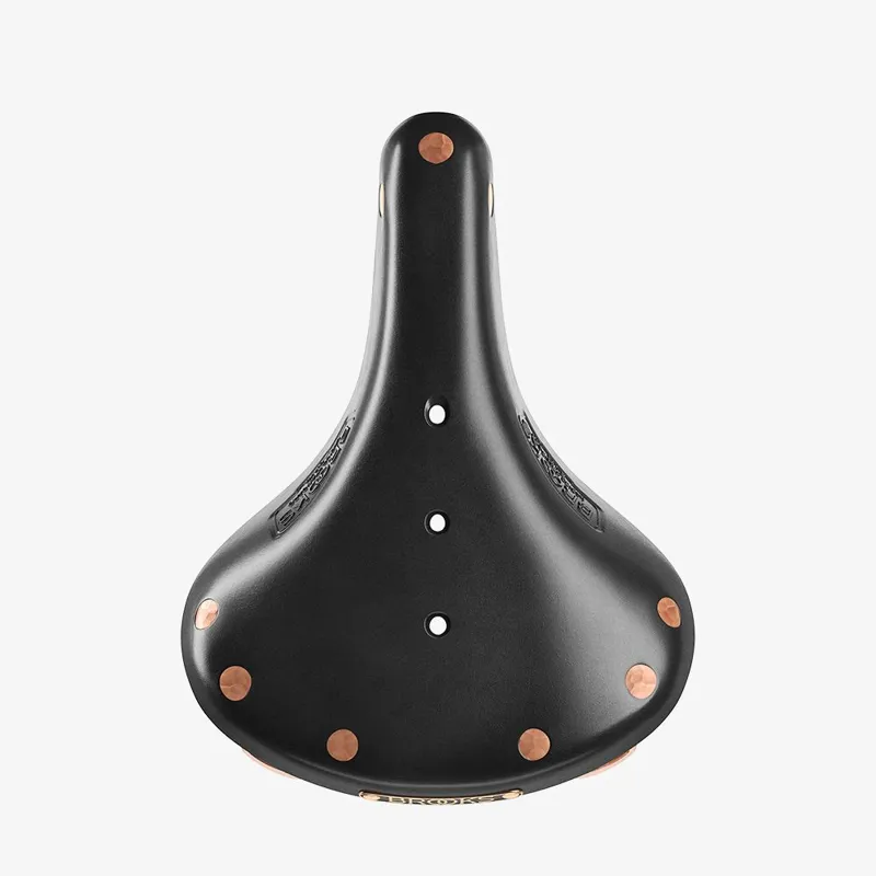 Brooks B17 Short Special Copper Ladies Saddle - 176mm - Black-1