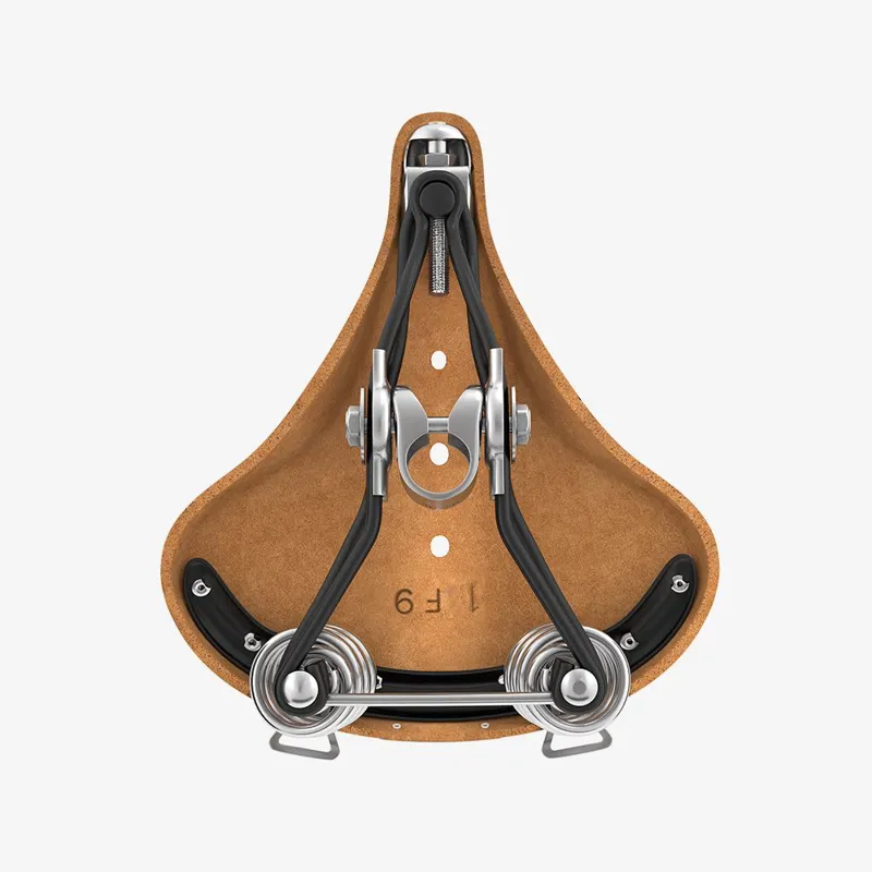 Brooks B66 Short Saddle - 205mm - Honey-2